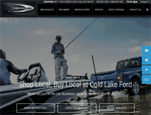 Tablet Screenshot of coldlakeford.com